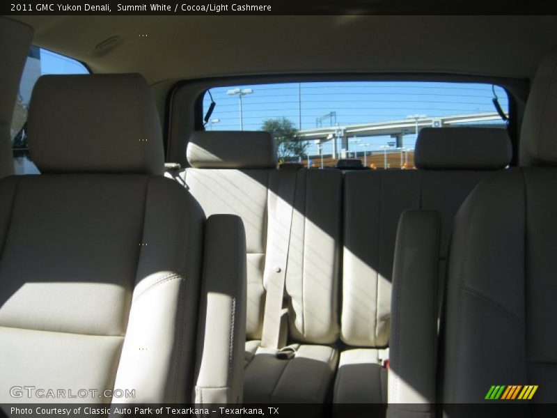 Summit White / Cocoa/Light Cashmere 2011 GMC Yukon Denali