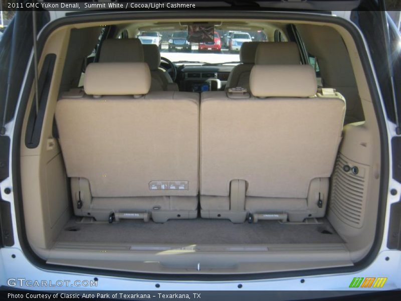 Summit White / Cocoa/Light Cashmere 2011 GMC Yukon Denali