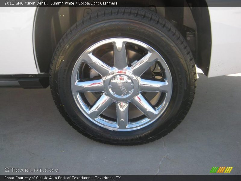 Summit White / Cocoa/Light Cashmere 2011 GMC Yukon Denali