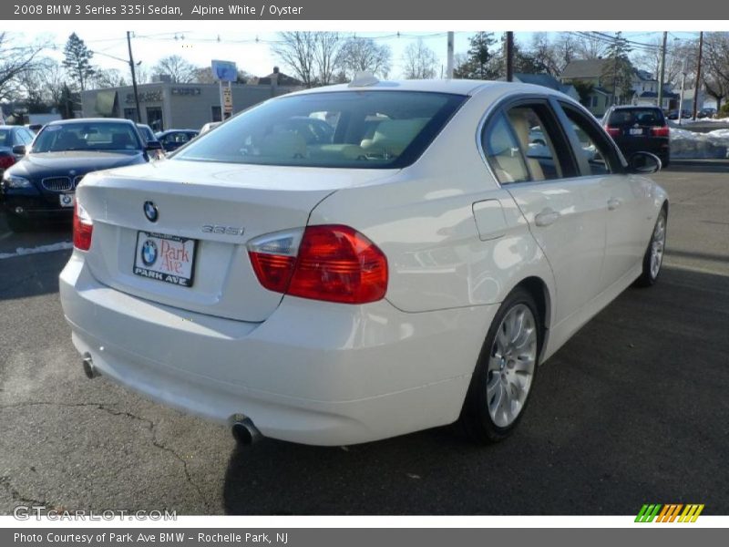 Alpine White / Oyster 2008 BMW 3 Series 335i Sedan