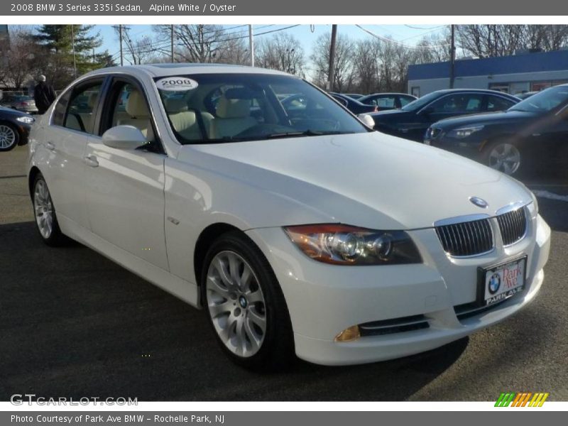 Alpine White / Oyster 2008 BMW 3 Series 335i Sedan