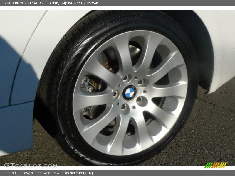 Alpine White / Oyster 2008 BMW 3 Series 335i Sedan