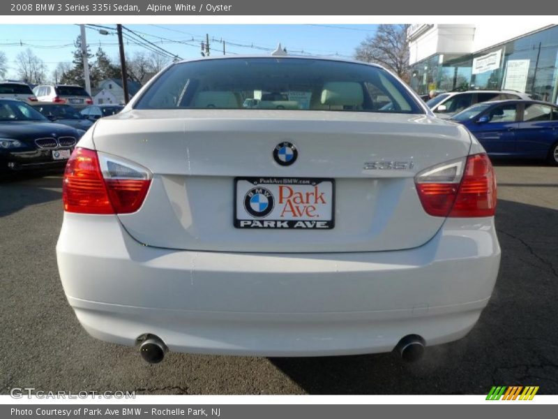Alpine White / Oyster 2008 BMW 3 Series 335i Sedan