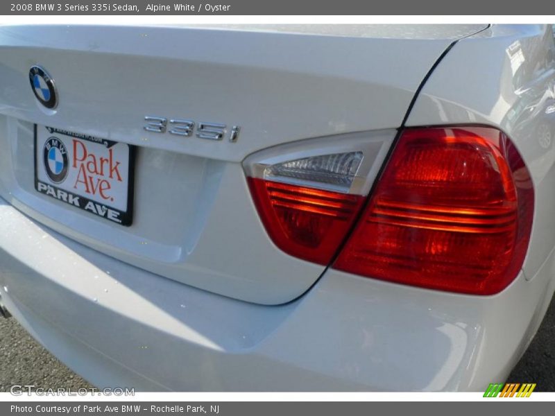Alpine White / Oyster 2008 BMW 3 Series 335i Sedan