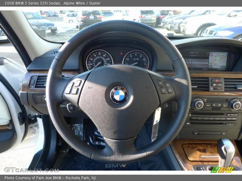Alpine White / Oyster 2008 BMW 3 Series 335i Sedan