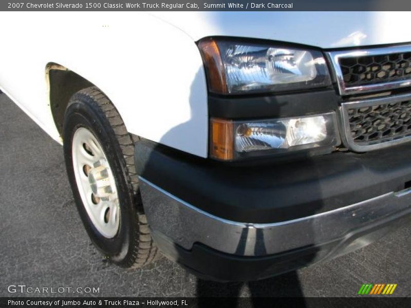 Summit White / Dark Charcoal 2007 Chevrolet Silverado 1500 Classic Work Truck Regular Cab