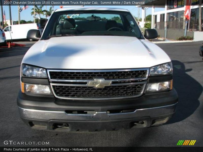 Summit White / Dark Charcoal 2007 Chevrolet Silverado 1500 Classic Work Truck Regular Cab