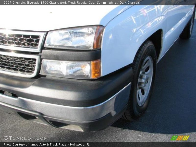 Summit White / Dark Charcoal 2007 Chevrolet Silverado 1500 Classic Work Truck Regular Cab