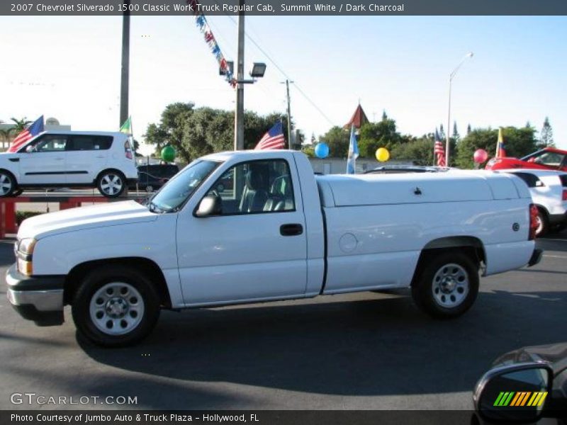 Summit White / Dark Charcoal 2007 Chevrolet Silverado 1500 Classic Work Truck Regular Cab