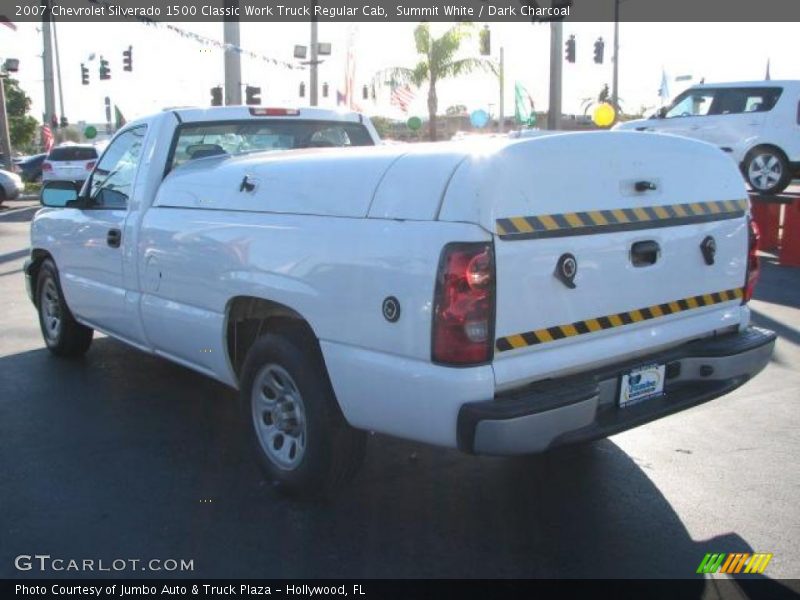Summit White / Dark Charcoal 2007 Chevrolet Silverado 1500 Classic Work Truck Regular Cab