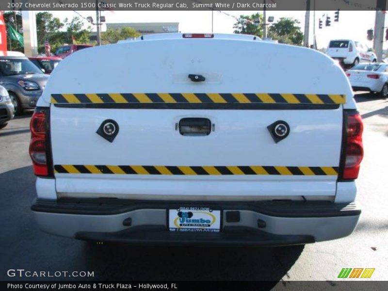 Summit White / Dark Charcoal 2007 Chevrolet Silverado 1500 Classic Work Truck Regular Cab