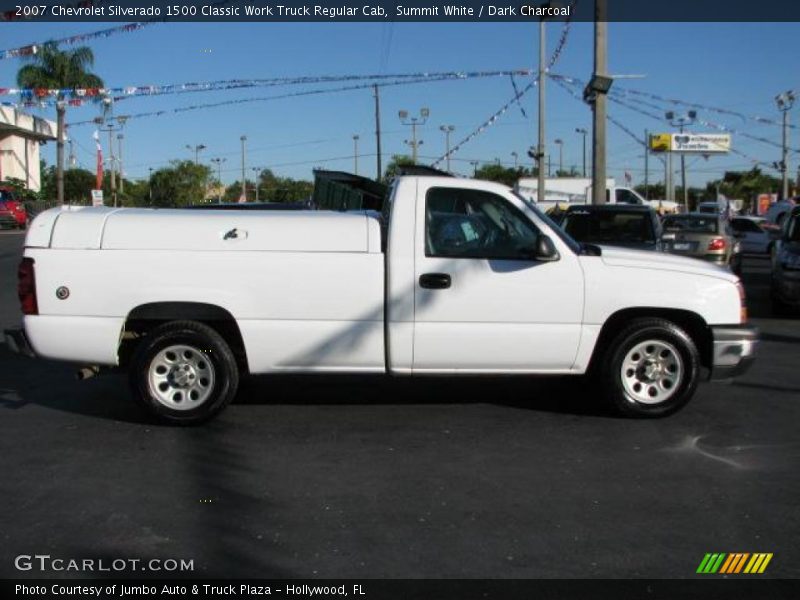 Summit White / Dark Charcoal 2007 Chevrolet Silverado 1500 Classic Work Truck Regular Cab