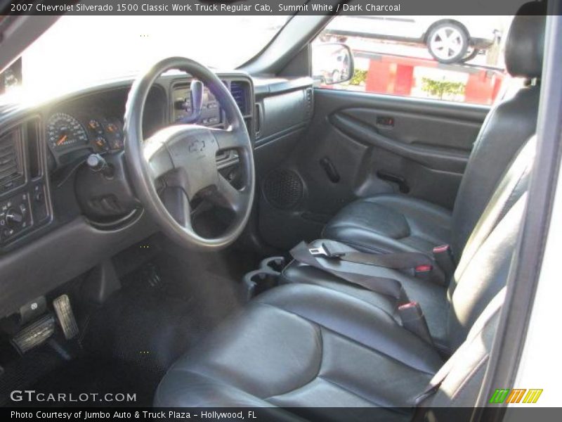 Summit White / Dark Charcoal 2007 Chevrolet Silverado 1500 Classic Work Truck Regular Cab