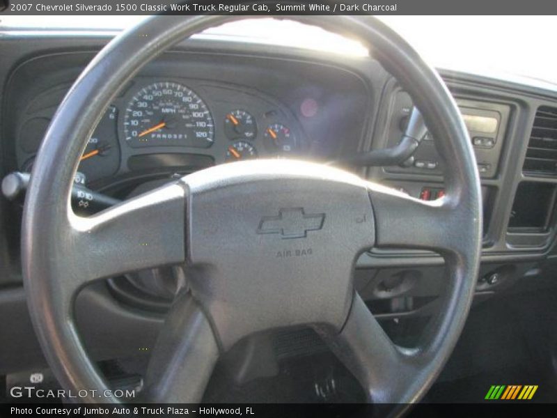 Summit White / Dark Charcoal 2007 Chevrolet Silverado 1500 Classic Work Truck Regular Cab