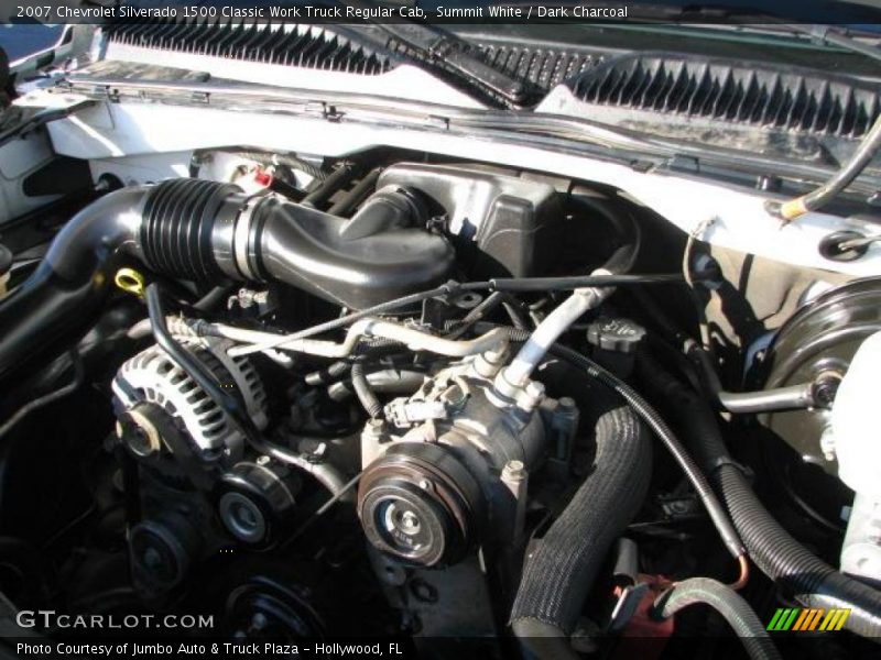 Summit White / Dark Charcoal 2007 Chevrolet Silverado 1500 Classic Work Truck Regular Cab