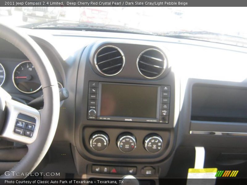 Deep Cherry Red Crystal Pearl / Dark Slate Gray/Light Pebble Beige 2011 Jeep Compass 2.4 Limited