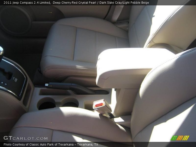 Deep Cherry Red Crystal Pearl / Dark Slate Gray/Light Pebble Beige 2011 Jeep Compass 2.4 Limited