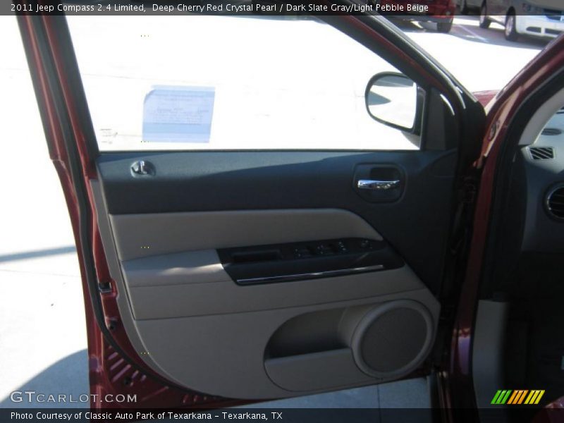 Deep Cherry Red Crystal Pearl / Dark Slate Gray/Light Pebble Beige 2011 Jeep Compass 2.4 Limited