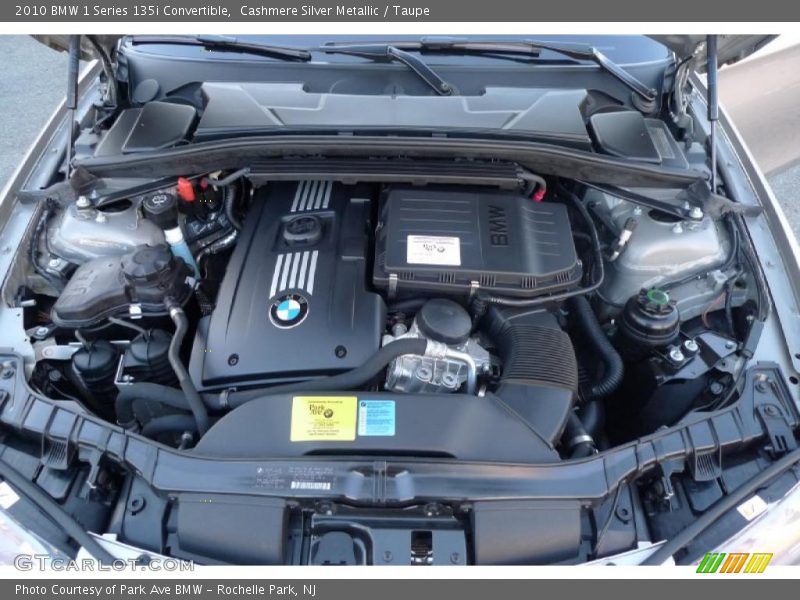 Cashmere Silver Metallic / Taupe 2010 BMW 1 Series 135i Convertible