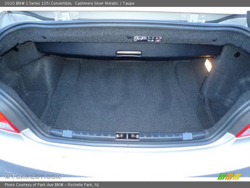 Cashmere Silver Metallic / Taupe 2010 BMW 1 Series 135i Convertible