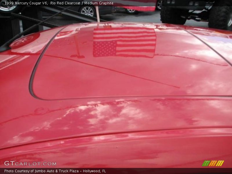 Rio Red Clearcoat / Medium Graphite 1999 Mercury Cougar V6