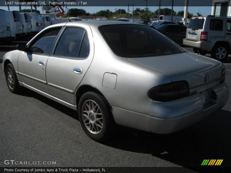 Platinum Metallic / Tan 1997 Nissan Altima GXE