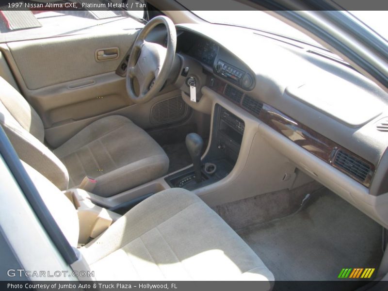 Platinum Metallic / Tan 1997 Nissan Altima GXE