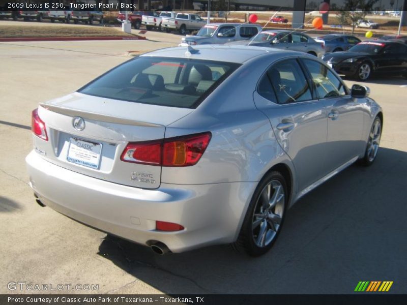 Tungsten Pearl / Black 2009 Lexus IS 250