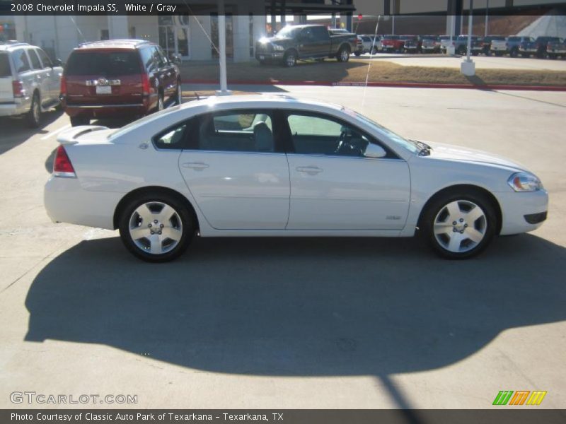 White / Gray 2008 Chevrolet Impala SS