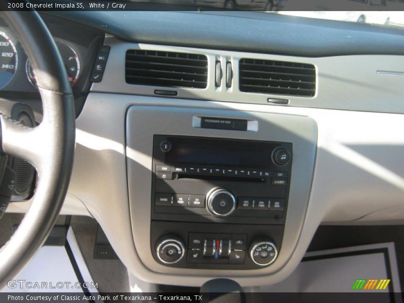 White / Gray 2008 Chevrolet Impala SS