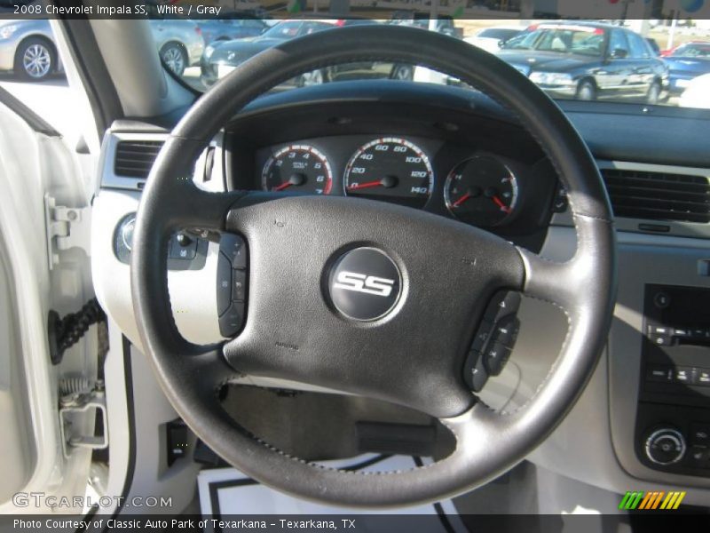 White / Gray 2008 Chevrolet Impala SS