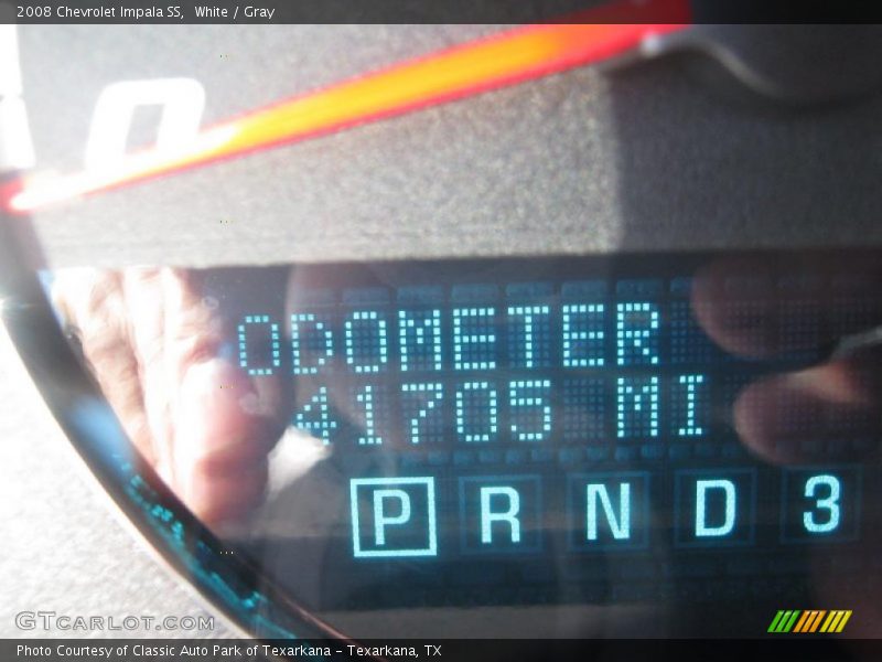 White / Gray 2008 Chevrolet Impala SS