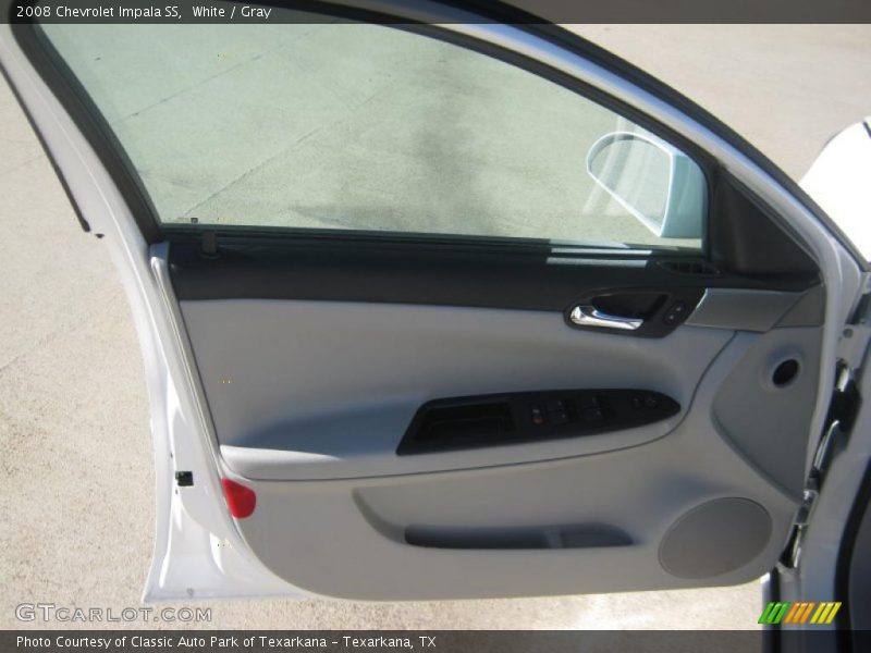 White / Gray 2008 Chevrolet Impala SS