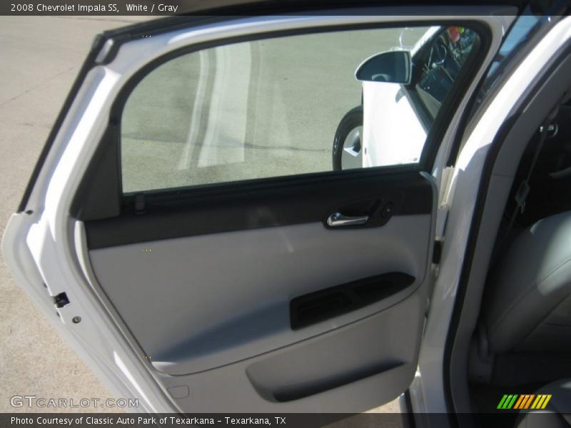 White / Gray 2008 Chevrolet Impala SS