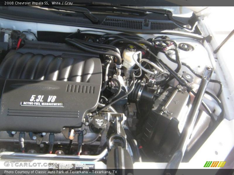 White / Gray 2008 Chevrolet Impala SS