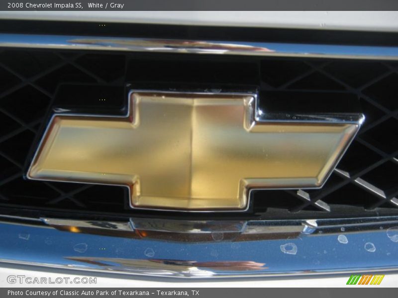 White / Gray 2008 Chevrolet Impala SS