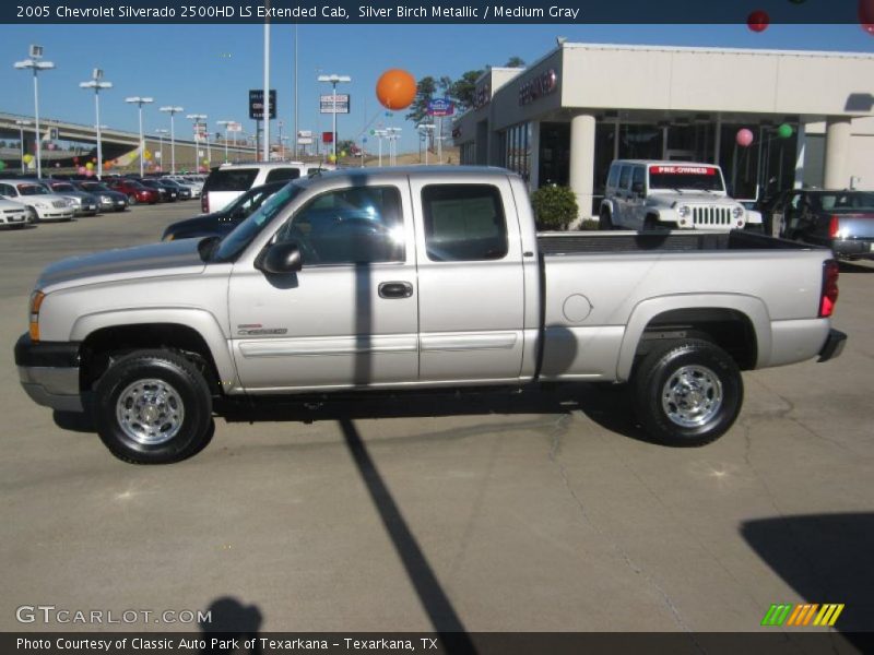 Silver Birch Metallic / Medium Gray 2005 Chevrolet Silverado 2500HD LS Extended Cab