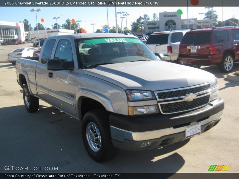 Silver Birch Metallic / Medium Gray 2005 Chevrolet Silverado 2500HD LS Extended Cab