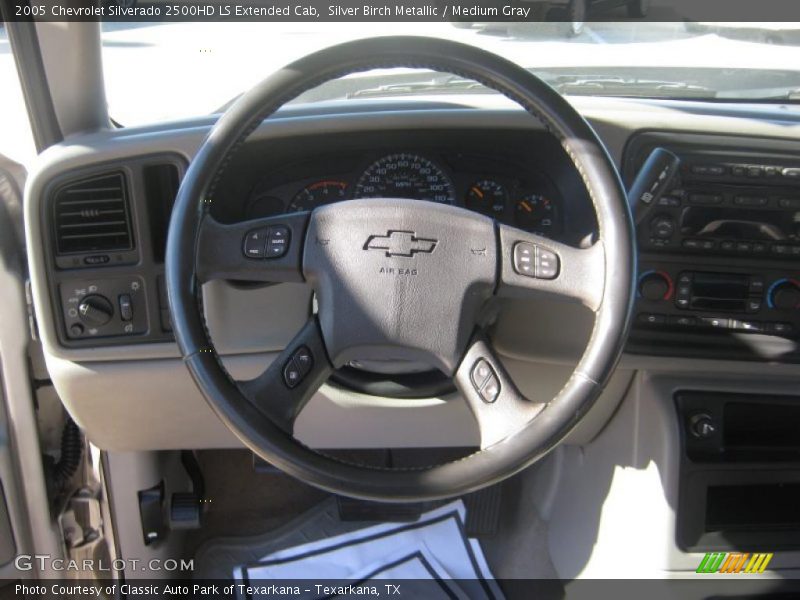 Silver Birch Metallic / Medium Gray 2005 Chevrolet Silverado 2500HD LS Extended Cab