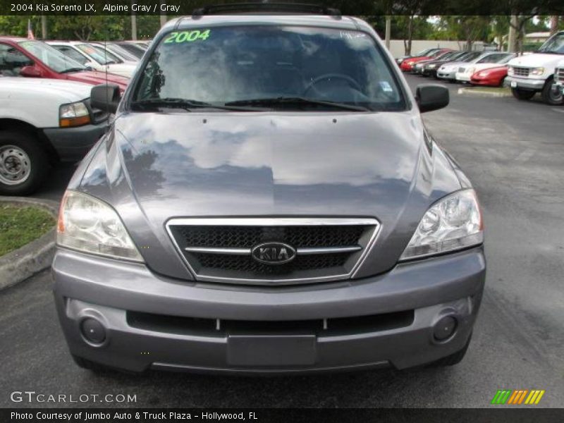 Alpine Gray / Gray 2004 Kia Sorento LX