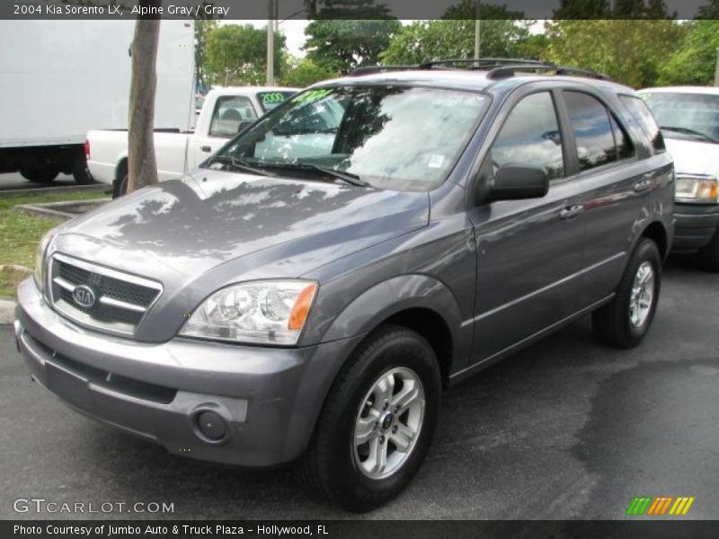 Alpine Gray / Gray 2004 Kia Sorento LX