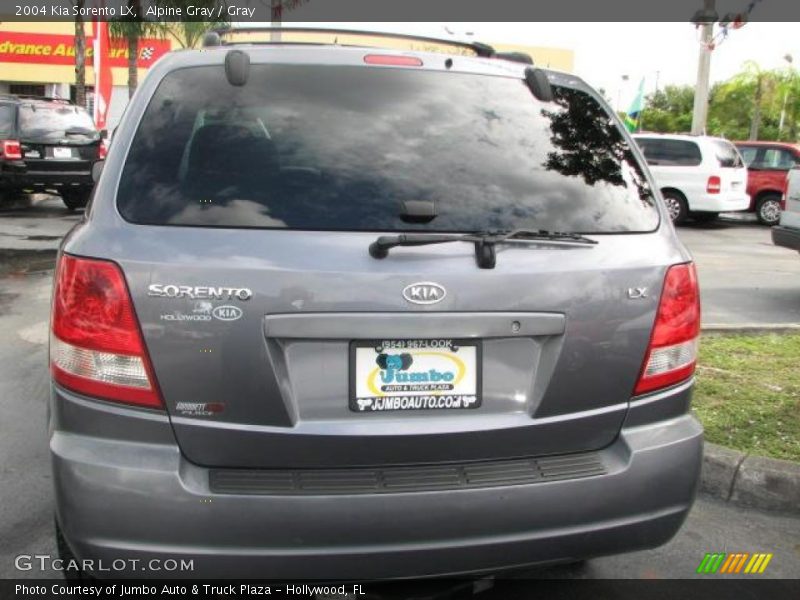 Alpine Gray / Gray 2004 Kia Sorento LX