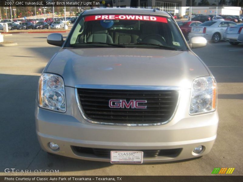 Silver Birch Metallic / Light Tan 2007 GMC Yukon SLE