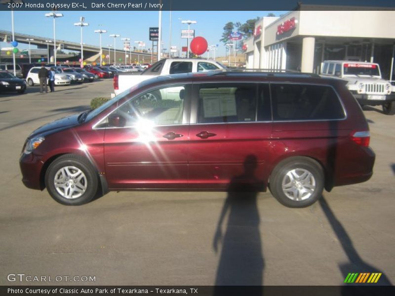 Dark Cherry Pearl / Ivory 2007 Honda Odyssey EX-L