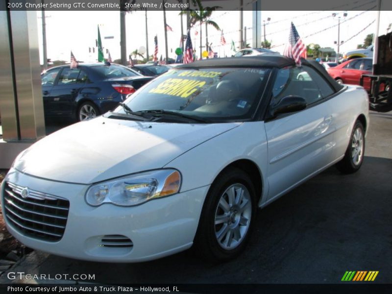 Stone White / Charcoal 2005 Chrysler Sebring GTC Convertible