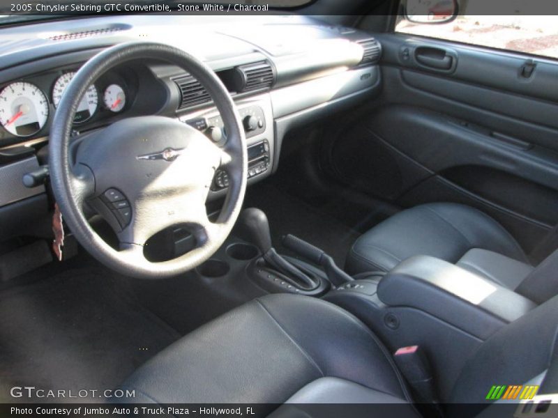 Stone White / Charcoal 2005 Chrysler Sebring GTC Convertible