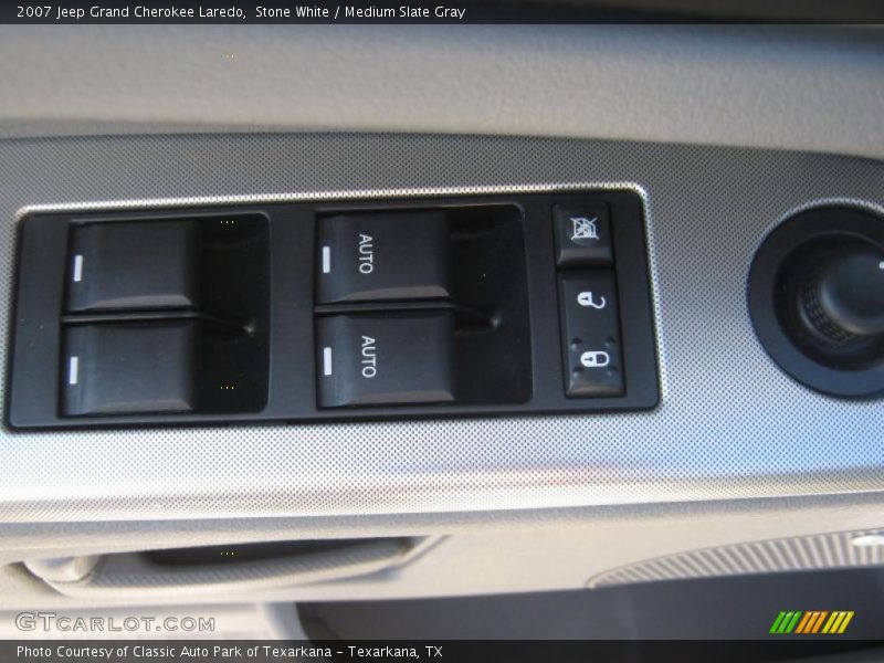 Stone White / Medium Slate Gray 2007 Jeep Grand Cherokee Laredo