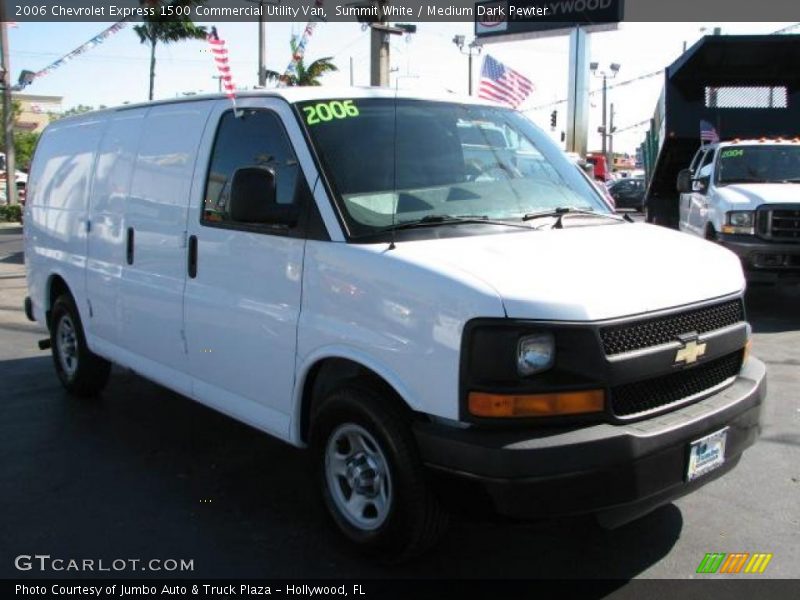 Summit White / Medium Dark Pewter 2006 Chevrolet Express 1500 Commercial Utility Van
