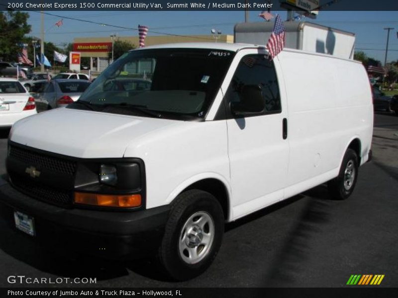 Summit White / Medium Dark Pewter 2006 Chevrolet Express 1500 Commercial Utility Van