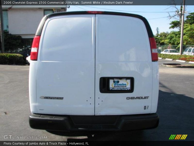 Summit White / Medium Dark Pewter 2006 Chevrolet Express 1500 Commercial Utility Van